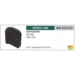 Anti-vibration mount on motor side GREEN LINE blower GB 260 GBV 260 014723