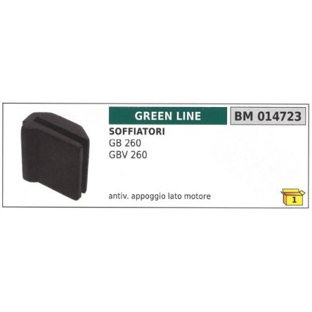 Soporte antivibración lado motor GREEN LINE soplante GB 260 GBV 260 014723 | Newgardenstore.eu