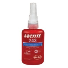 Fijador de roscas de resistencia media 50ml LOCTITE 243 para tornillos de acero | Newgardenstore.eu