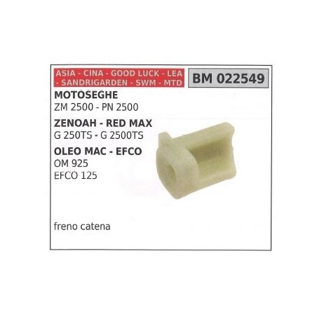 Freno catena ASIA per motosega ZM 2500 PN 2500 022549 | Newgardenstore.eu