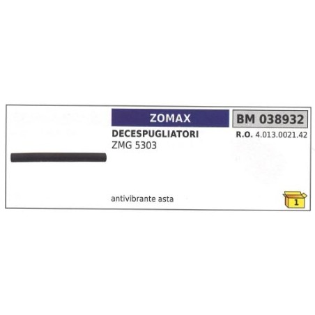Antivibrante asta ZOMAX decespugliatore ZMG 5303 038932 | Newgardenstore.eu