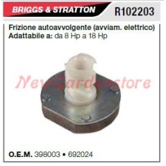 Frizione autoavvolgente B&S tagliaerba rasaerba da 8hp a 18hp R102203