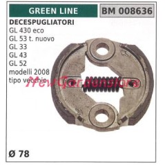 Cloche d'embrayage GREEN LINE moteur débroussailleuse GL 430 ECO 33 43 Ø 78 008636 | Newgardenstore.eu
