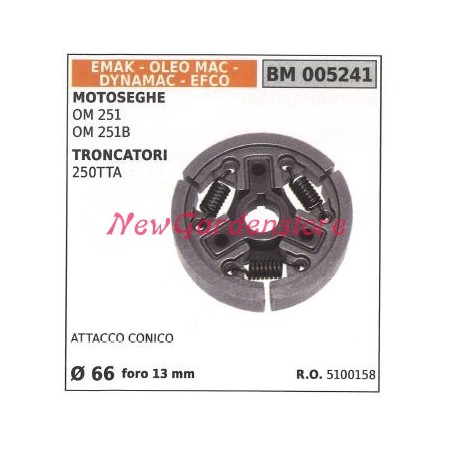 Complete clutch EMAK motor saw OM 251 251B cut-off 250TTA 005241 | Newgardenstore.eu