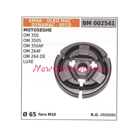 Complete clutch EMAK motor saw OM 350 350S 350AF 264F 264DE LUXE 002541 | Newgardenstore.eu