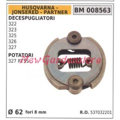 Complete clutch HUSQVARNA brushcutter engine 322 323 325 326 Ø 62 008563 | Newgardenstore.eu