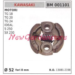 Complete clutch KAWASAKI brushcutter motor TG 18 20 24 IDEAL Ø 52 001101 | Newgardenstore.eu