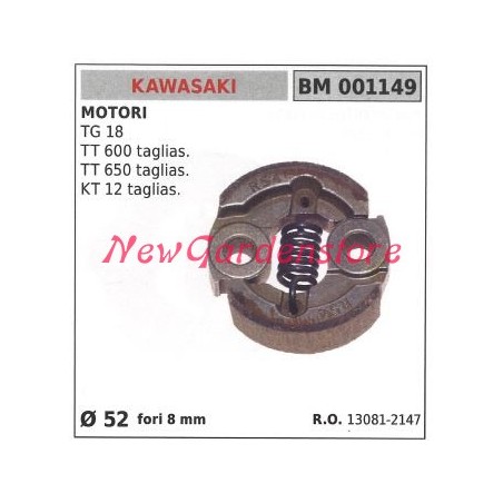 Complete clutch KAWASAKI brushcutter motor TG 18 TT 600 650 Ø 52 001149 | Newgardenstore.eu