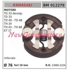KAWASAKI complete clutch brushcutter motor TG 33 TD 33 40 48 Ø 76 012279 | Newgardenstore.eu