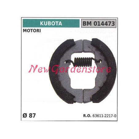 Embrague completo KUBOTA motor KUBOTA Ø 87 014473 | Newgardenstore.eu