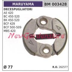 Complete clutch MARUYAMA brushcutter motor AE 420 BC 450 520 Ø 77 003428 | Newgardenstore.eu