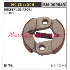 Embrayage complet MC CULLOCH moteur débroussailleuse TD 4000 Ø 76 009849 | Newgardenstore.eu