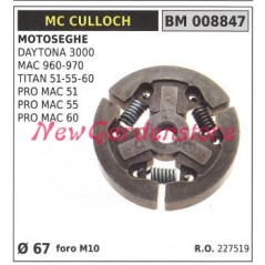 Complete MC CULLOCH clutch Daytona 3000 mac 960 970 chainsaw engine Ø 67 008847 | Newgardenstore.eu