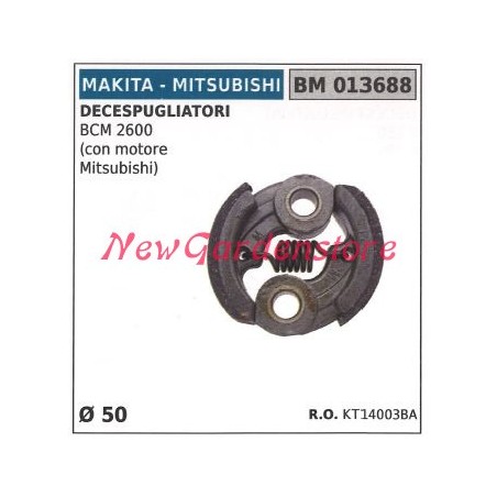 Embrayage complet MITSUBISHI moteur débroussailleuse BCM 2600 Ø 50 013688 | Newgardenstore.eu