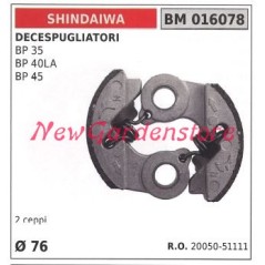 Embrayage complet SHINDAIWA moteur de débroussailleuse BP 35 40LA 45 016078 | Newgardenstore.eu
