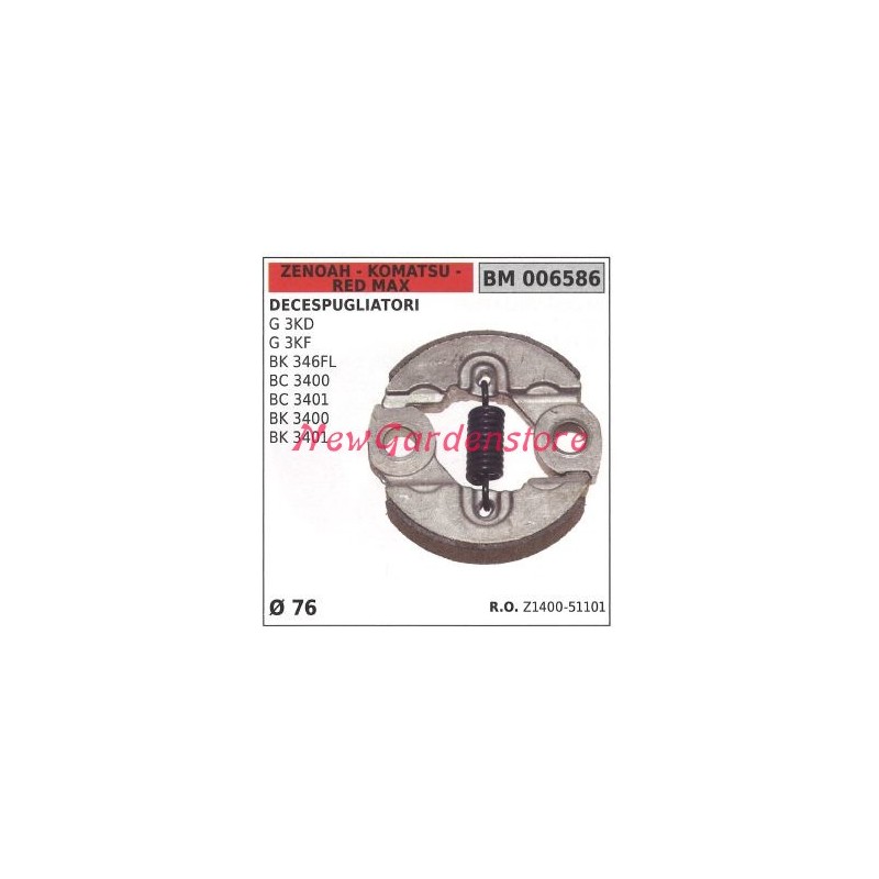 Embrague completo ZENOAH Motor desbrozadora G 3KD 3KF BK 346FL 006586