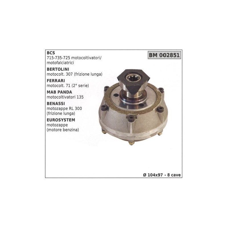 Embrayage conique pour BCS BERTOLINI FERRARI MAB PANDA BENASSI 002851