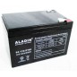 ALADIN 12V 12Ah links Pluspol hermetische Gel-Batterie für Rasentraktor