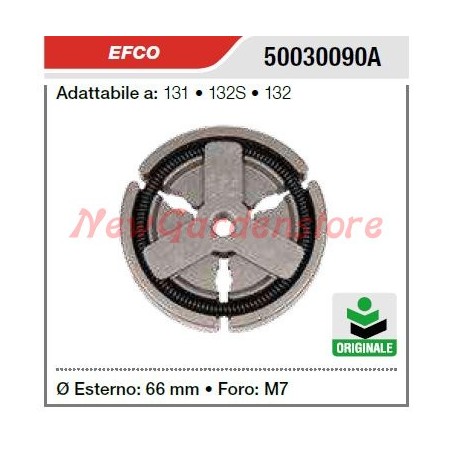 Embrague EFCO para motosierra 131 132S 132 50030090A | Newgardenstore.eu