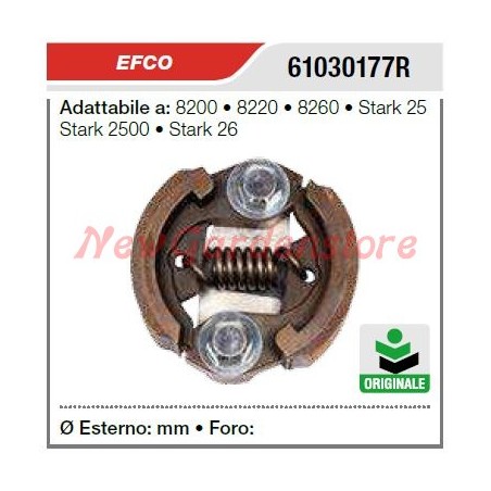 EFCO clutch for chainsaw 8200 8220 8260 STARK 25 2500 26 61030177R | Newgardenstore.eu