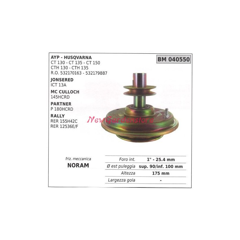 Elektromagnetische Kupplung noram rasenmäher jonsered mc culloch 040550