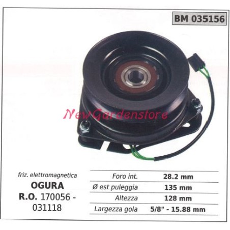 Ogura electromagnetic clutch lawn mower mower 035156 | Newgardenstore.eu