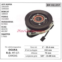 Electromagnetic clutch ogura lawn mower ayp roper bobcat 011357