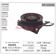 Electromagnetic clutch ogura lawn mower exmark ferris scag 029090
