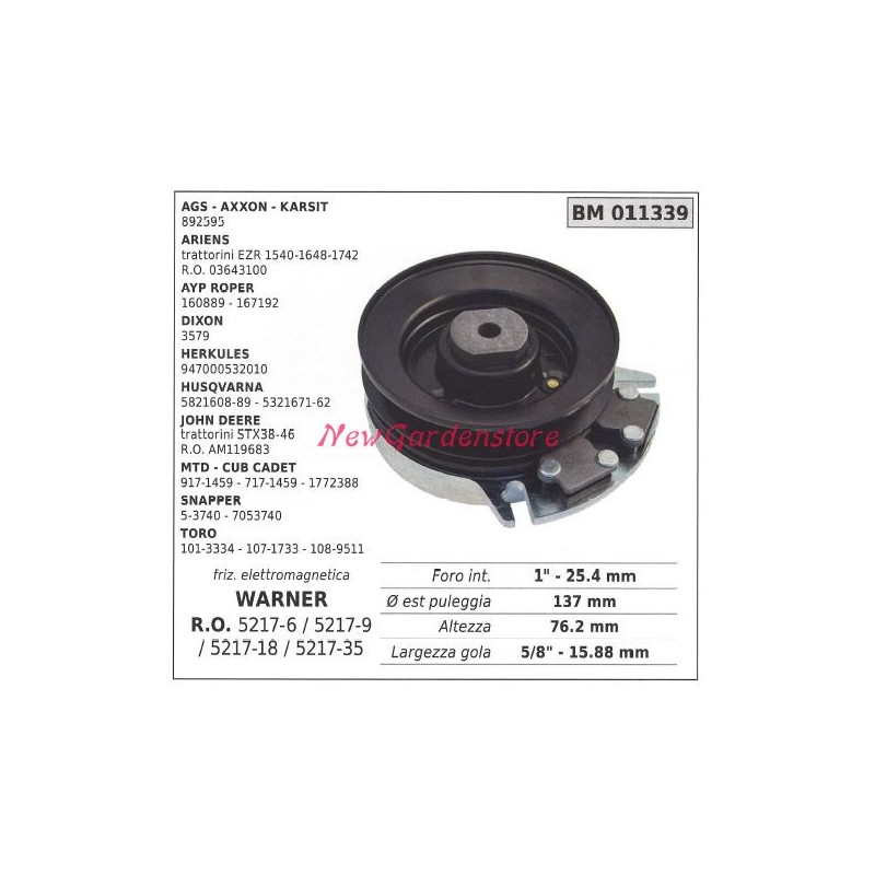 clutch WARNER 011339Mechanical Clu...