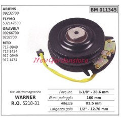 Embrague electromagnético warner cortacésped ariens flymo gravely 011345