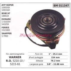 Electromagnetic clutch warner lawn mower ayp roper bobcat 011347 | Newgardenstore.eu