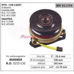 Embrayage électromagnétique warner tondeuse cub cadet 011356 | Newgardenstore.eu