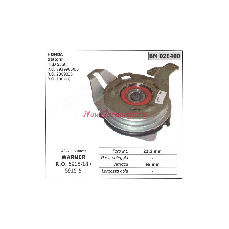 Elektromagnetische Kupplung warner rasenmäher mäher honda 028400