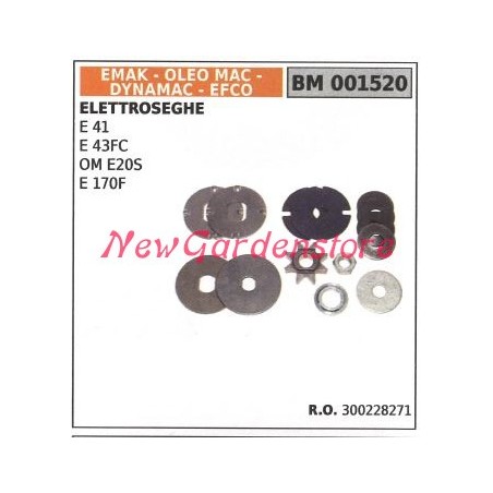 Embrayage EMAK E41 43FC OM E20S E 170F001520 moteur de tronçonneuse | Newgardenstore.eu