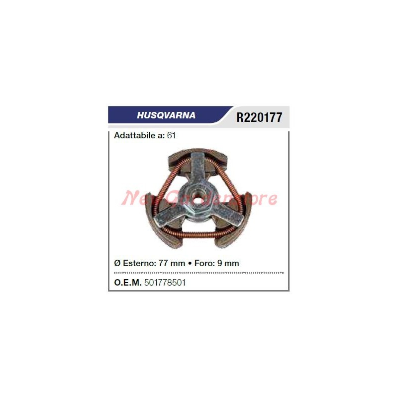 Frizione HUSQVARNA motosega 61 R220177 compatibile 501778501