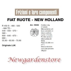 Frizione meccanismo 6 leve piatto 280mm R450 480 500 15529 FIAT NEW HOLLAND LUK