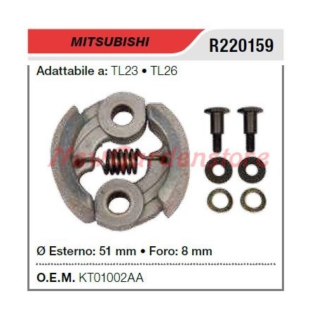 Embrague cortasetos MITSUBISHI TL23 R220159 | Newgardenstore.eu