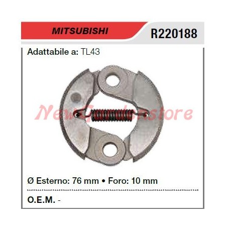 Embrayage pour taille-haie MITSUBISHI TL43 R220188 | Newgardenstore.eu