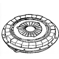 Embrague monoplato con muelles de diafragma Barbieri para motocultor FB 210 15002