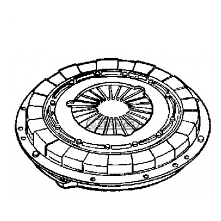 Embrayage monodisque avec ressorts à diaphragme Barbieri tracteur à pied FB 210 15002 | Newgardenstore.eu