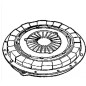 Barbieri single-plate clutch with diaphragm springs for walking tractor FB 210 15002