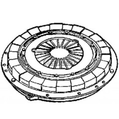 Single-plate clutch with springs for walking tractor 320 BERTOLINI 15330