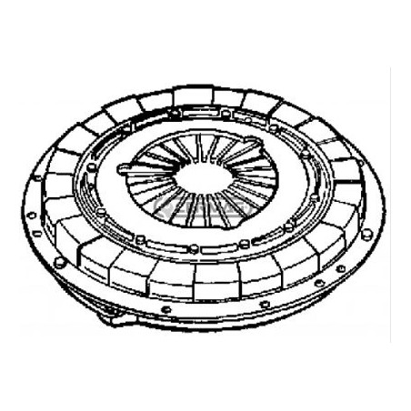 Single-plate clutch with springs for MC 40 transporter CARON 15942 | Newgardenstore.eu