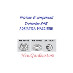 Frizione monodisco disco frizione manicotto trattorino 845 ADRIATICA MACCHINE