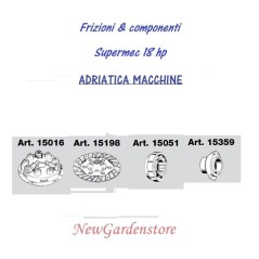 Einscheiben-Kupplungsgleitlager ADRIATICA MACCHINE SUPERMEC 18HP | Newgardenstore.eu