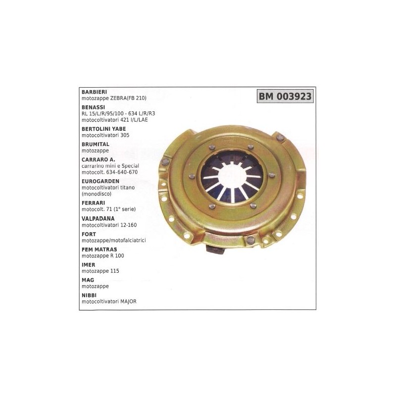 Embrague para BARBIERI BENASSI BRUMITAL EUROGARDEN 003923