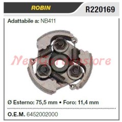 ROBIN brushcutter clutch NB411 R220169 | Newgardenstore.eu