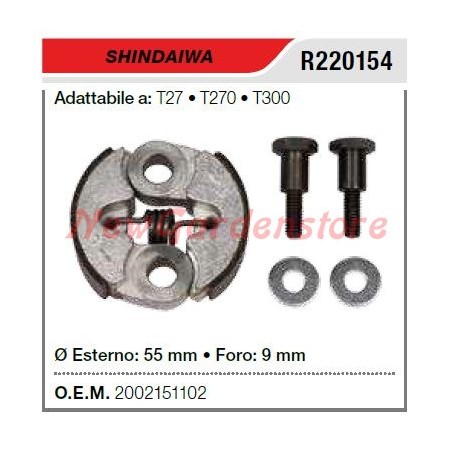 Frizione SHINDAIWA decespugliatore T27 T270 T300 R220154 2002151102 | Newgardenstore.eu