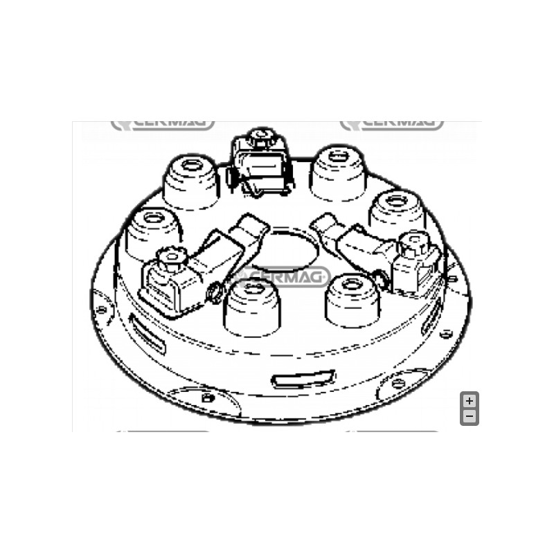 Scheibendruckkupplung GOLDONI 236 238 240 215 mm 02020022 15009