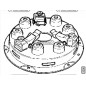 Embrayage poussoir à disque GOLDONI 236 238 240 215 mm 02020022 15009